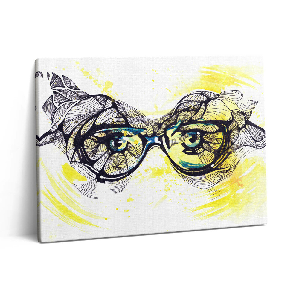 Vászonkép falra 80x60 Poharak