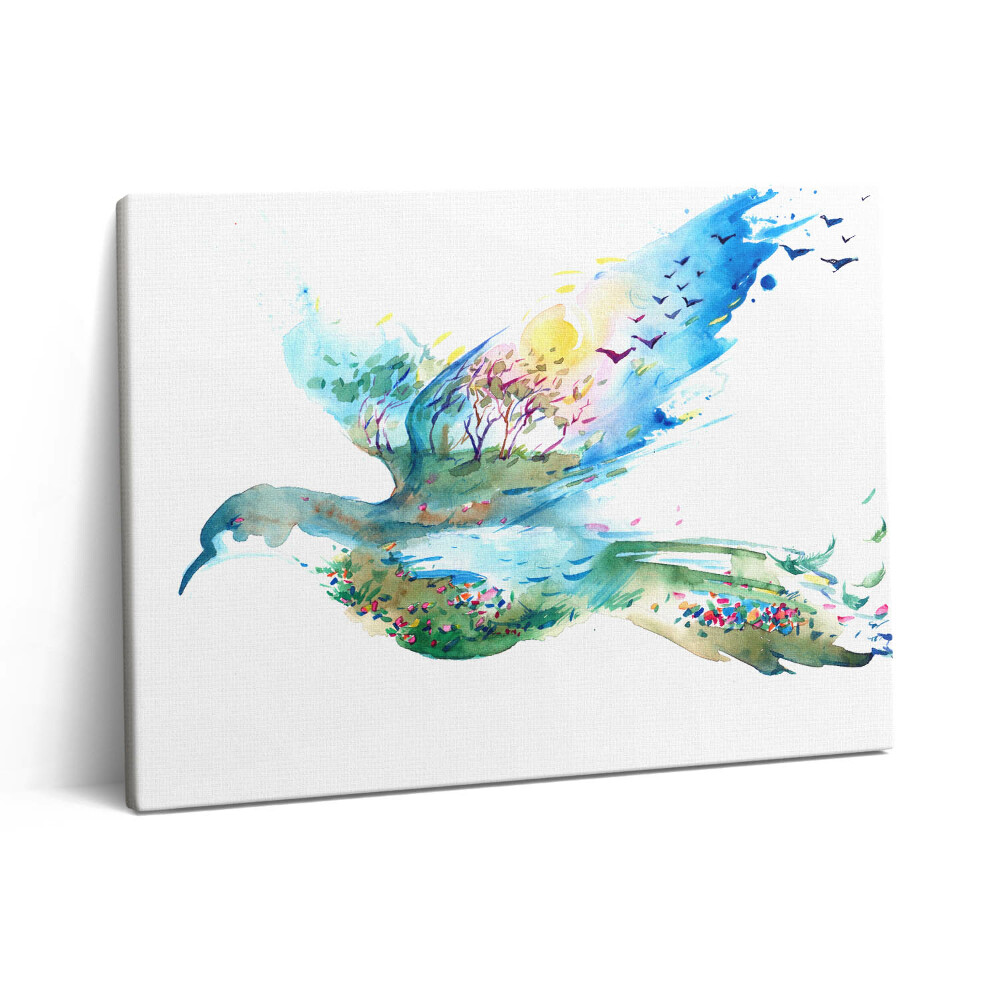 Vászonkép falra 80x60 Tavaszi absztrakció