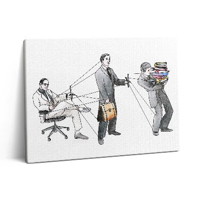 Vászonkép falra 80x60 Emberek-babák