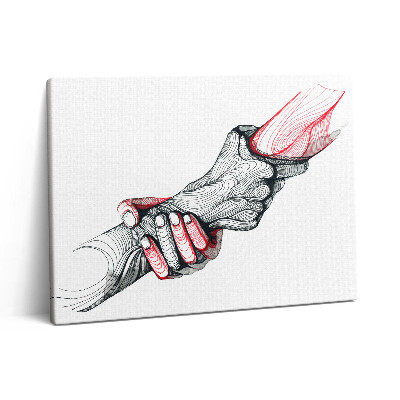 Vászonkép falra 80x60 Kézen fogva