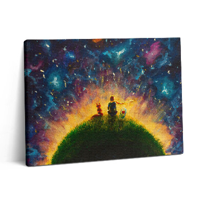 Vászonkép falra 80x60 A kis herceg absztrakt illusztrációja