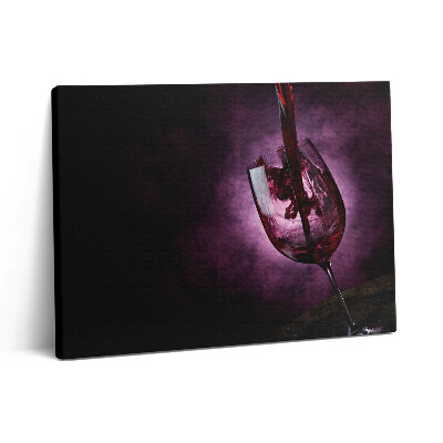 Vászonkép falra 80x60 Egy pohár bor