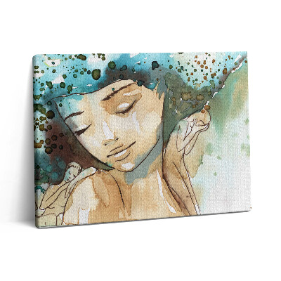 Vászonkép falra 80x60 Absztrakt nő