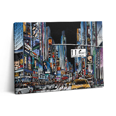 Vászonkép falra 80x60 New York éjjel