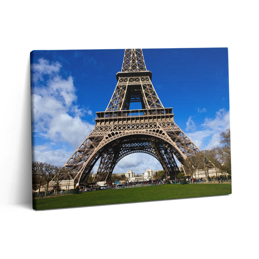 Vászonkép falra 80x60 Eiffel-torony Párizsban