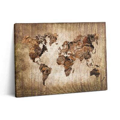 Vászonkép falra 80x60 Vintage világtérkép