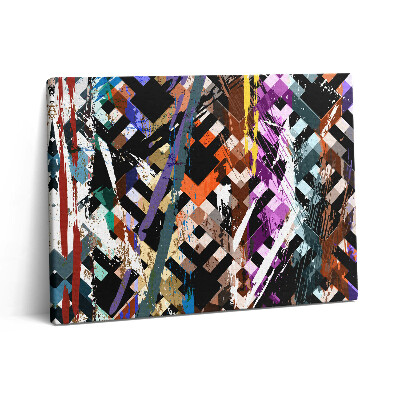 Vászonkép falra 80x60 Színes csíkok