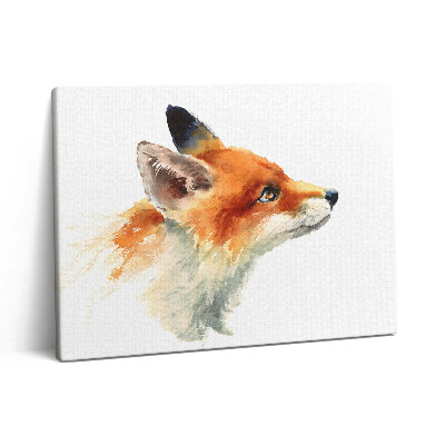 Vászonkép falra 80x60 Akvarell egy fiatal róka