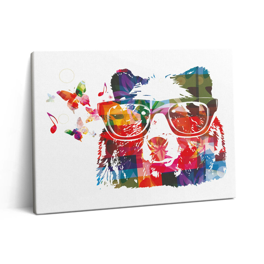 Vászonkép falra 80x60 Medvefej