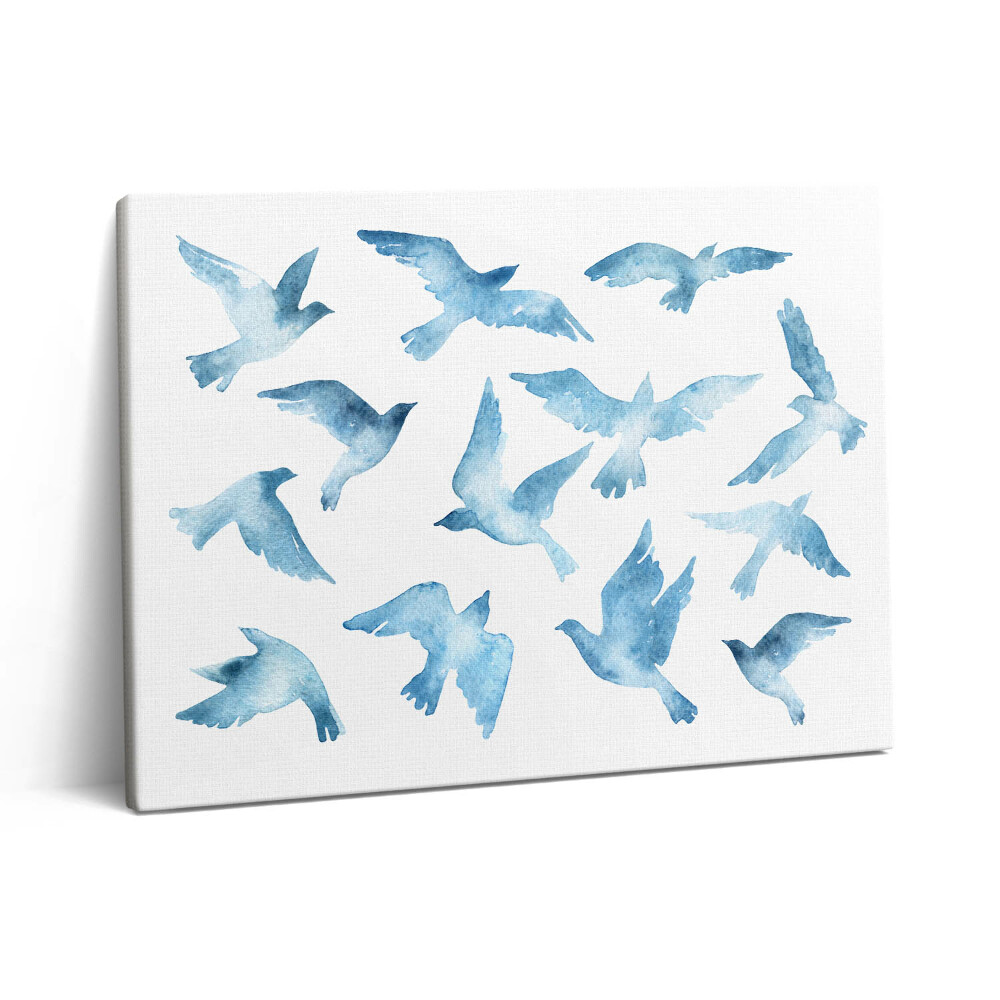 Vászonkép falra 80x60 A levegőben repülő madarak