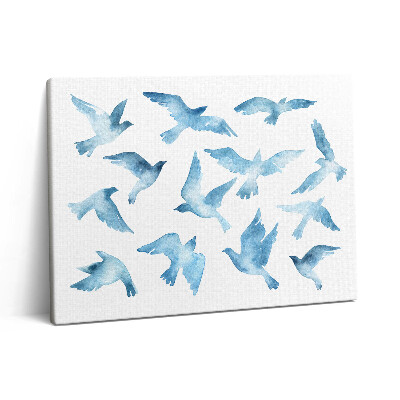 Vászonkép falra 80x60 A levegőben repülő madarak