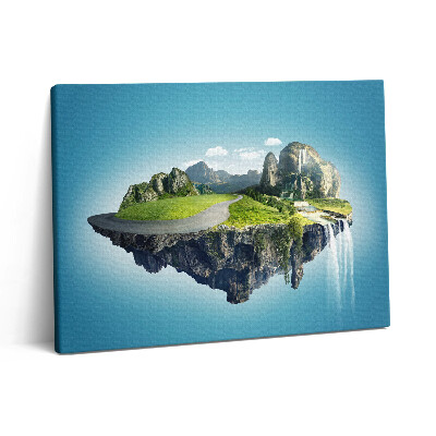 Vászonkép falra 80x60 Repülő sziget