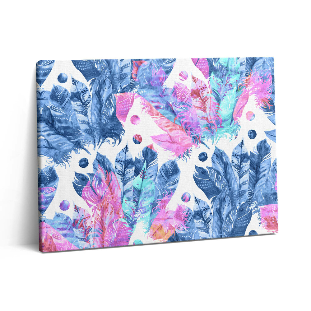 Vászonkép falra 80x60 Színes tollak