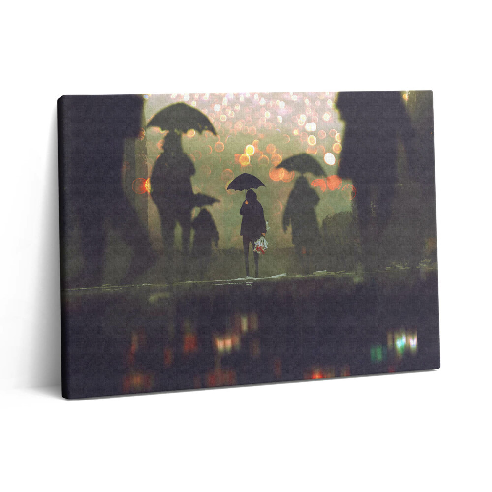 Vászonkép falra 80x60 Emberek árnyékkal