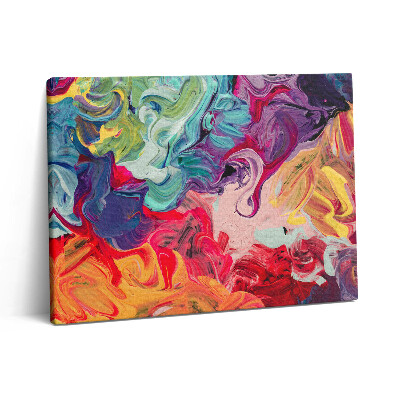 Vászonkép falra 80x60 Színes absztrakció