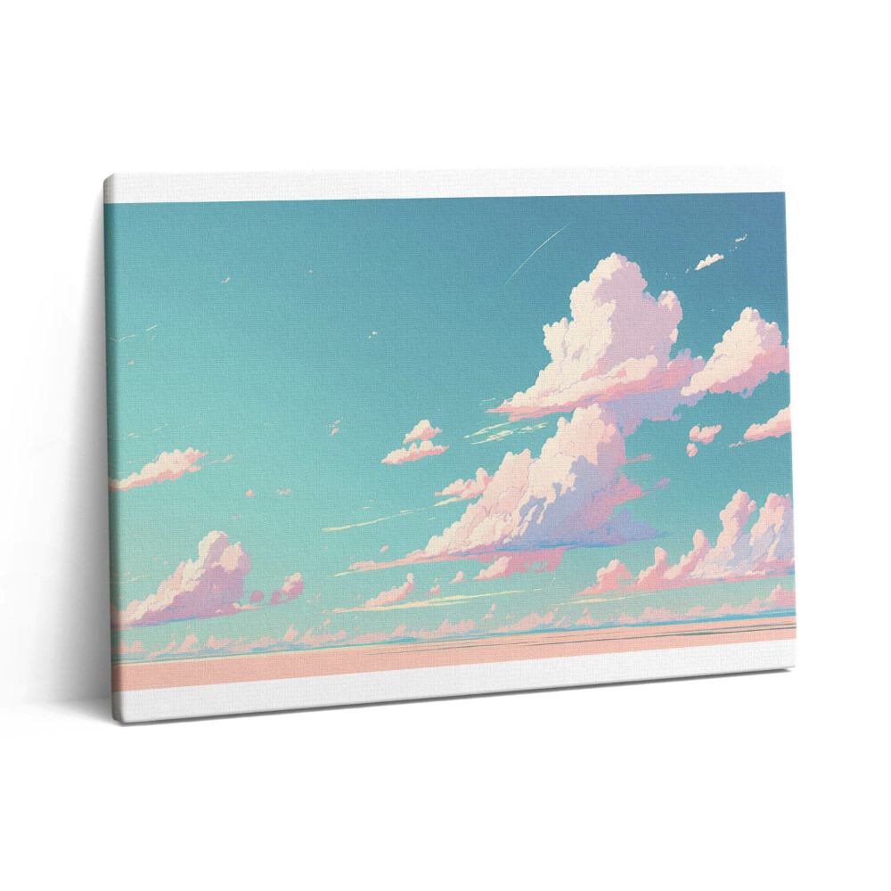 Vászonkép falra 80x60 Pasztell égbolt színe