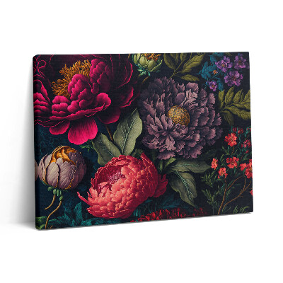 Vászonkép falra 80x60 Szüreti csokor botanikai virágokból