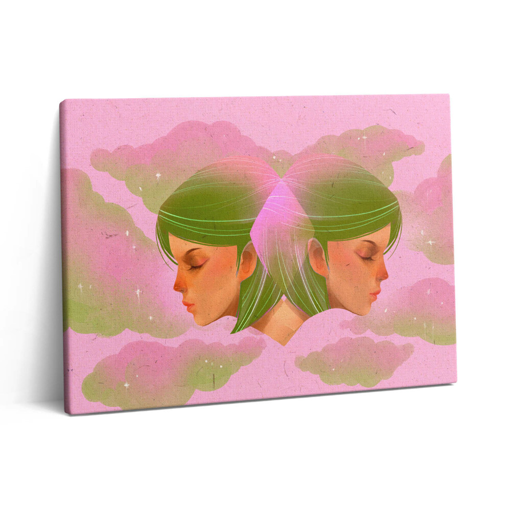 Vászonkép falra 80x60 Absztrakt női portré