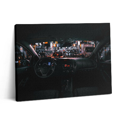 Vászonkép falra 80x60 Autó Tokióban