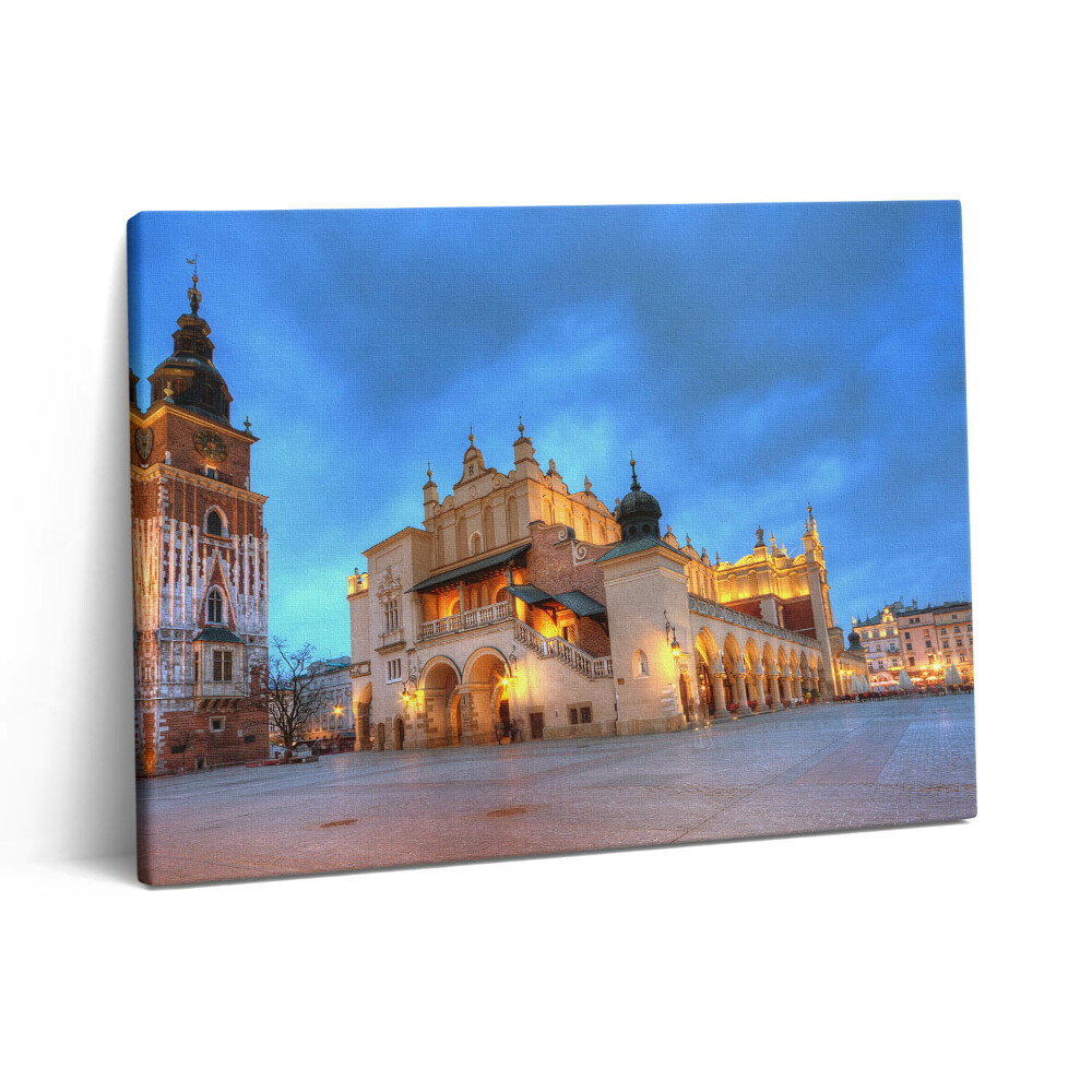 Vászonkép falra 80x60 Krakkó főtere