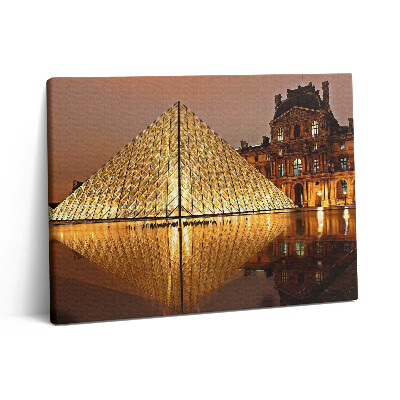 Vászonkép falra 80x60 Louvre Múzeum Párizsban