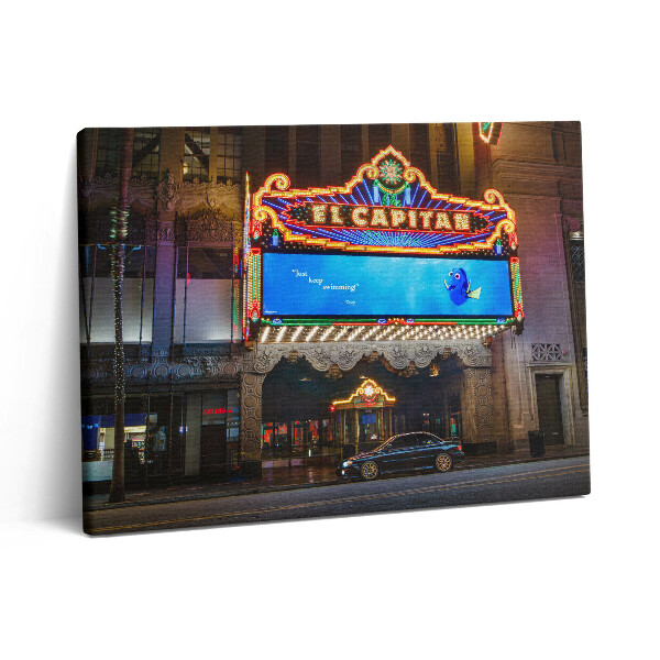 Vászonkép falra 80x60 Ej Capitan Színház Los Angelesben