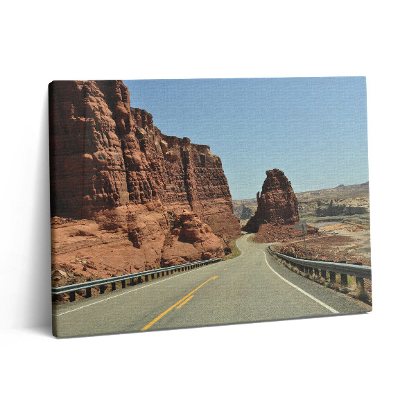 Vászonkép falra 80x60 66-os út az Egyesült Államokban