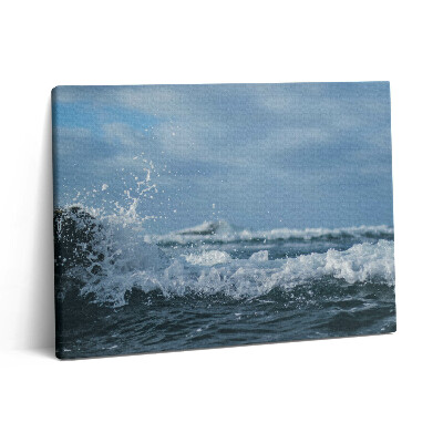 Vászonkép falra 80x60 A tenger hullámainak fotózása