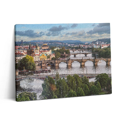 Vászonkép falra 80x60 Prágai kilátás