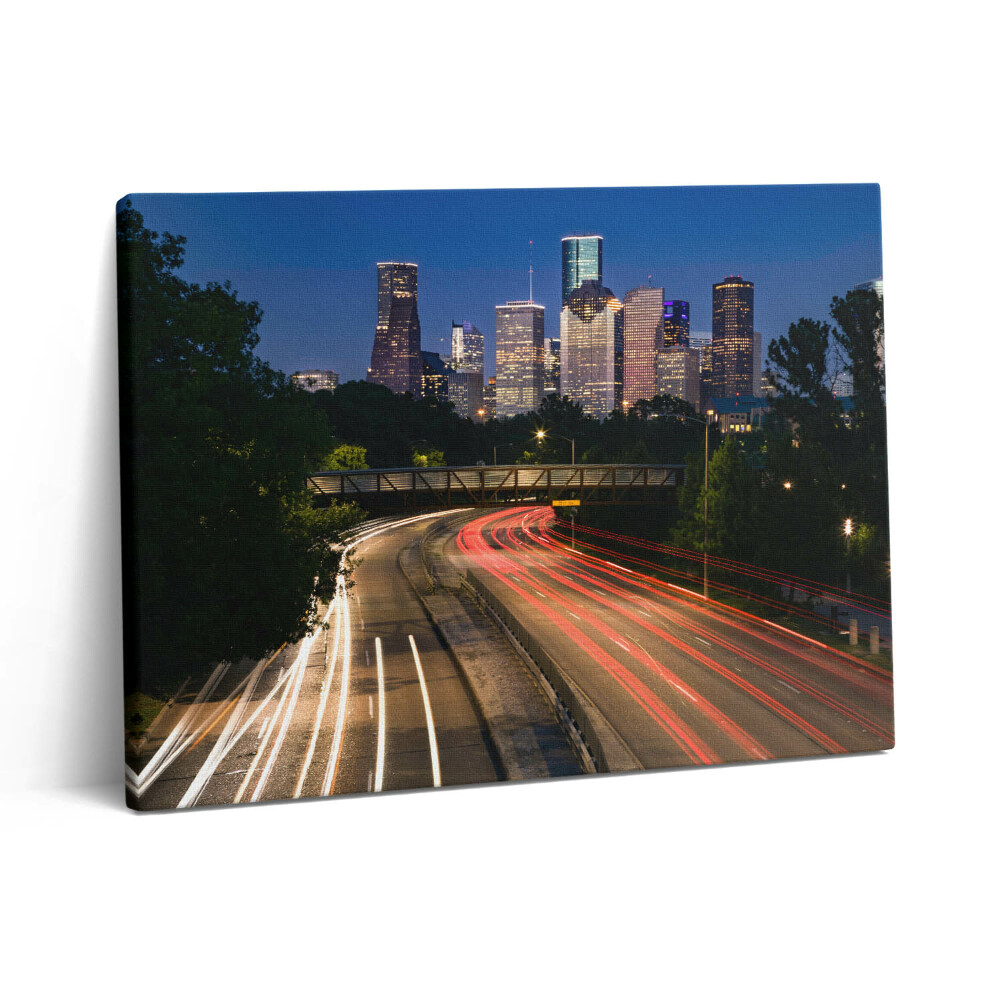 Vászonkép falra 80x60 Autópálya a városba