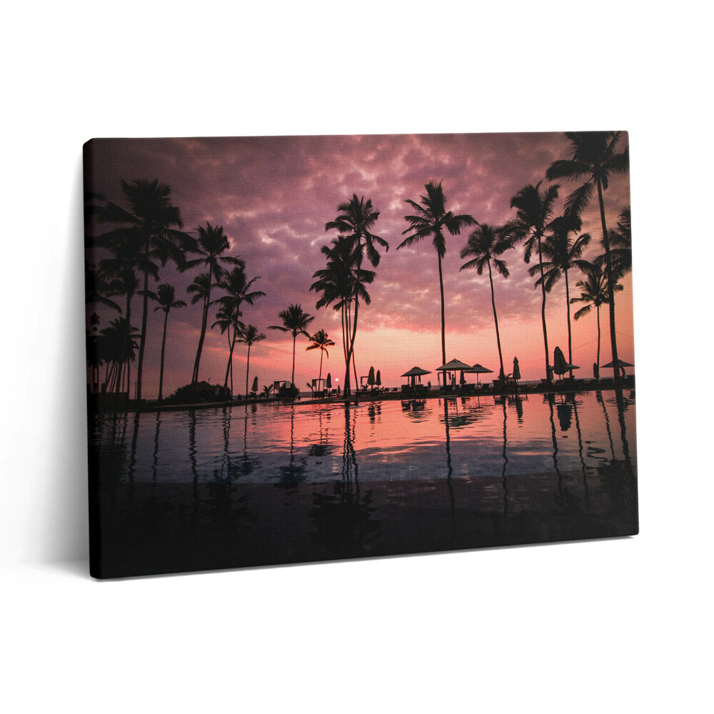 Vászonkép falra 80x60 Hawaii pálmafák