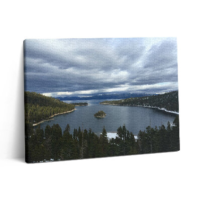 Vászonkép falra 80x60 Tavas táj