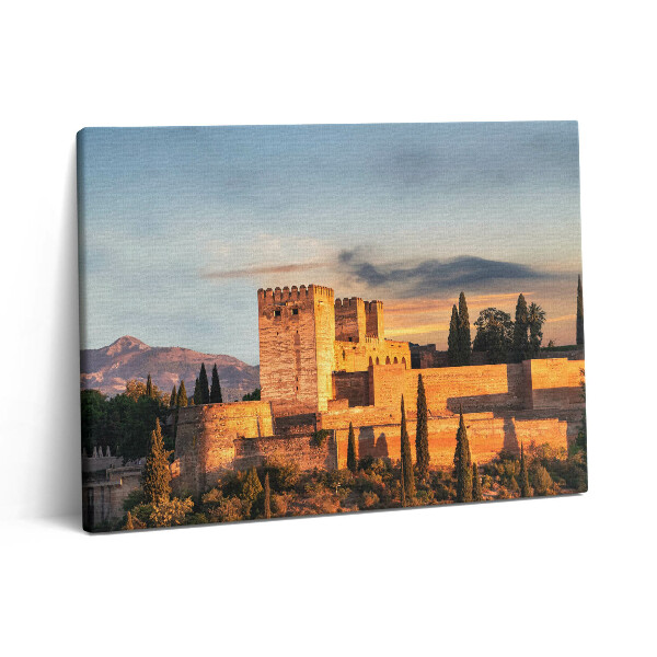 Vászonkép falra 80x60 Torre de la Vela erődje