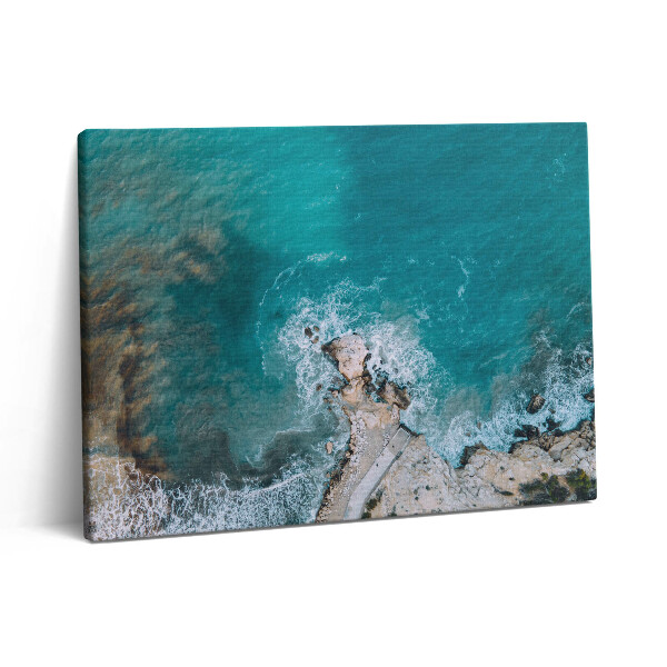 Vászonkép falra 80x60 Fjordok a Costa Blancán