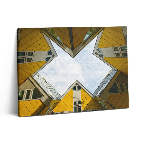 Vászonkép falra 80x60 Rotterdami házak