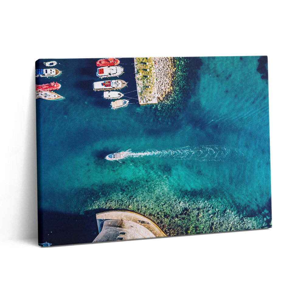 Vászonkép falra 80x60 Csónakok a tengeren