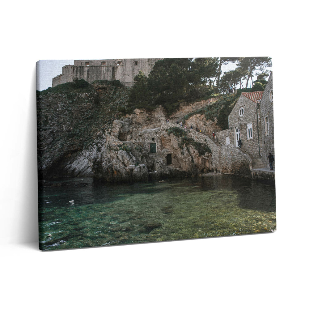 Vászonkép falra 80x60 Dubrovnik városrész