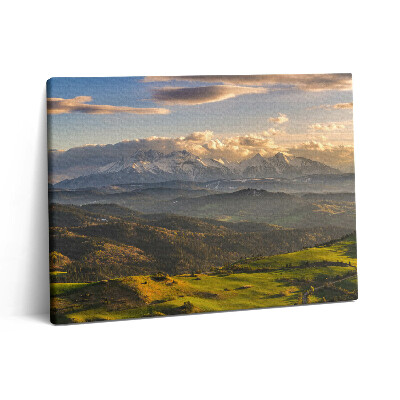 Vászonkép falra 80x60 Pieniny Magashegység