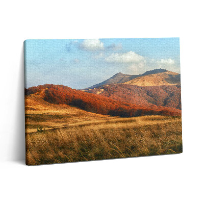 Vászonkép falra 80x60 Őszi hegyi táj