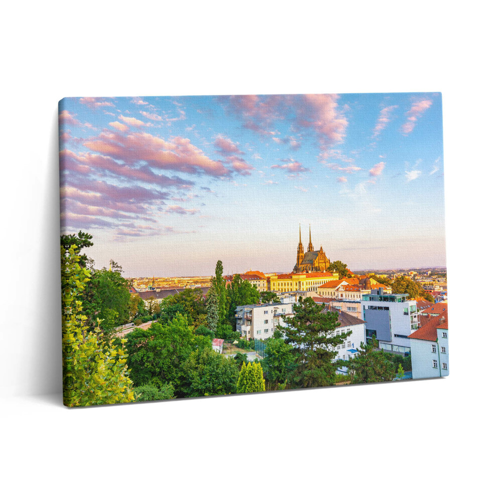 Vászonkép falra 80x60 Épületek Brno Csehország