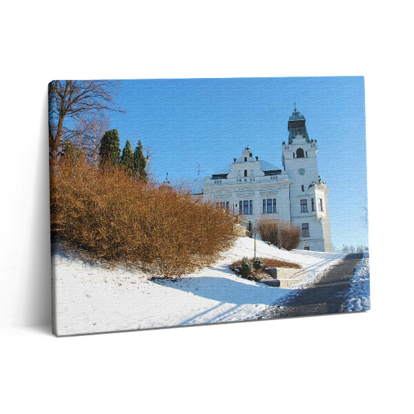 Vászonkép falra 80x60 Ostrava városa télen