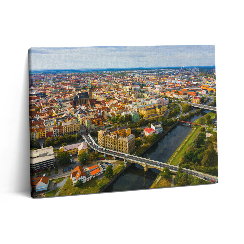 Vászonkép falra 80x60 Pilseni városkép