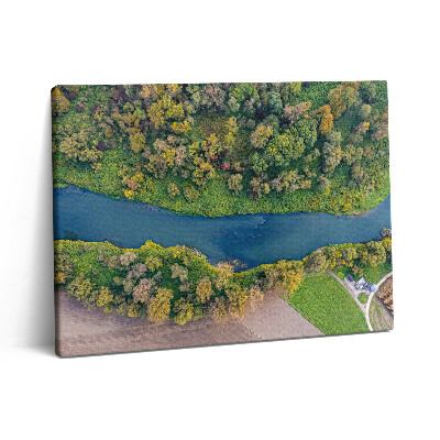 Vászonkép falra 80x60 Odera folyó a Cseh Köztársaságban