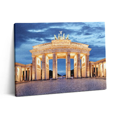 Vászonkép falra 80x60 Brandenburgi kapu Németország
