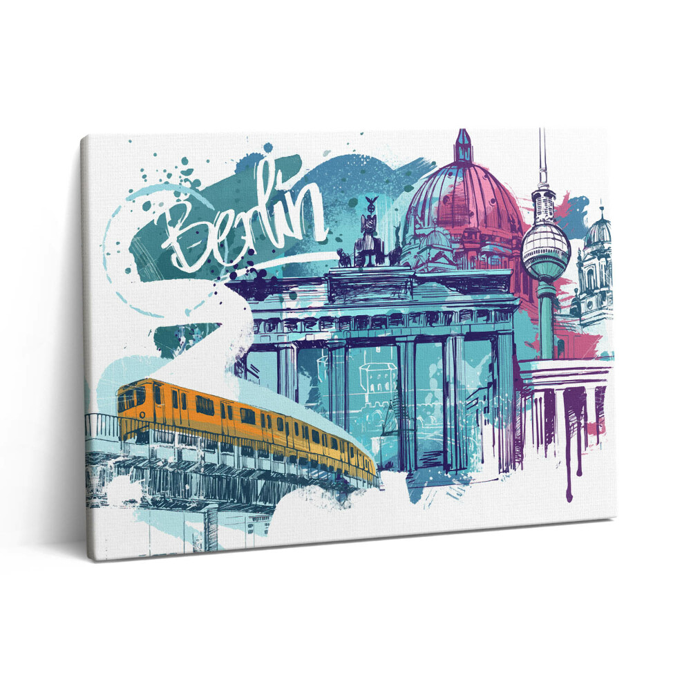 Vászonkép falra 80x60 Utazás Berlinben