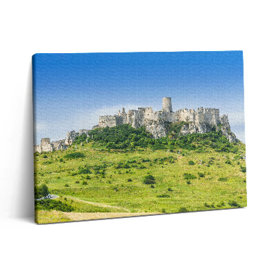 Vászonkép falra 80x60 Szepsi vár Szlovákiában