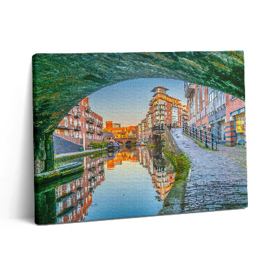 Vászonkép falra 80x60 Naplemente Birminghamben Angliában