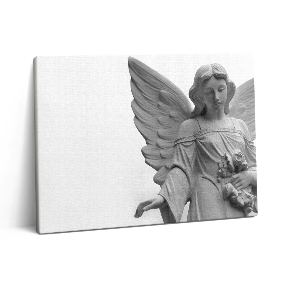 Vászonkép falra 80x60 Szárnyas angyal szobra