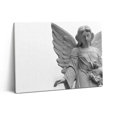 Vászonkép falra 80x60 Szárnyas angyal szobra