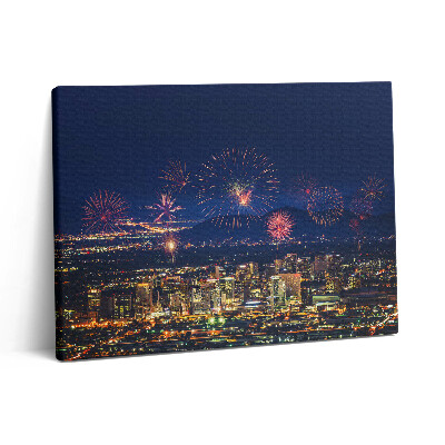 Vászonkép falra 80x60 Phoenix városa éjszaka